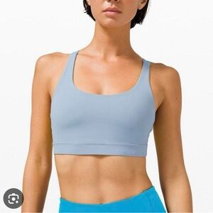 Lululemon Energy Sports Bra Blue Linen 6
